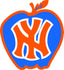 New York Knicks Apple LOGO Vinyl Decal / Sticker 5 Sizes!!