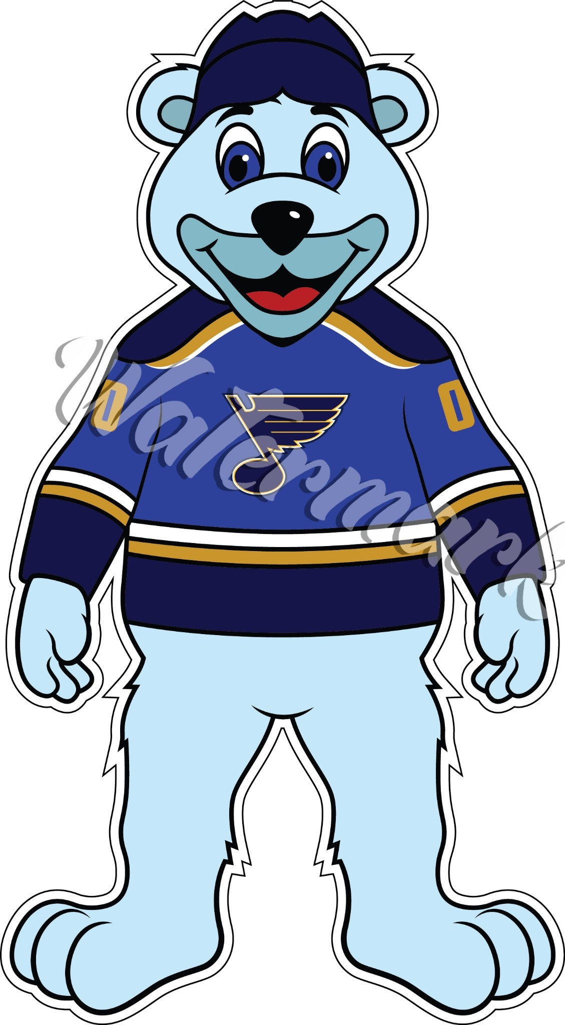 DEREK VS. LOUIE (the St. Louis Blues mascot) 