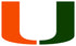 Miami Hurricanes U Logo Vinyl Decal / Sticker 5 Sizes!!!