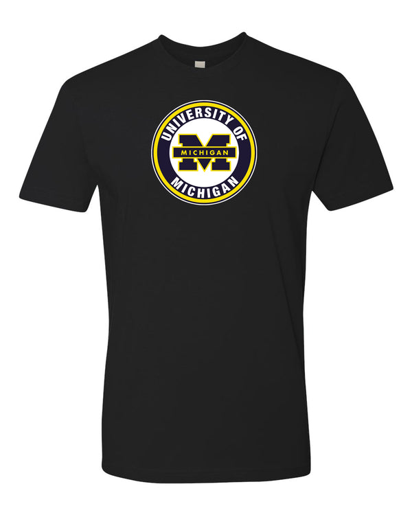 Michigan Wolverines Blue M Circle Shirt | jersey shirt 🏈👕
