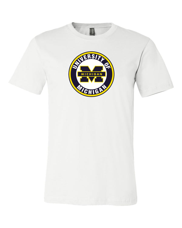 Michigan Wolverines Blue M Circle Shirt | jersey shirt 🏈👕