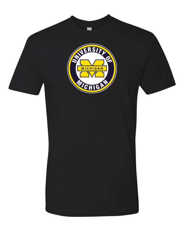 Michigan Wolverines Yellow M Circle Shirt | jersey shirt 🏈👕