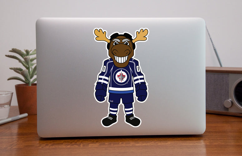 Winnipeg Jets Mascot Shirt, Mick E. Moose Mascot Shirt 🏒🏆