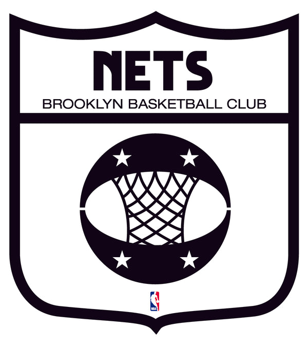 Brooklyn Nets Shield  Logo Vinyl Decal / Sticker 2 Inches to 48 Inches!!