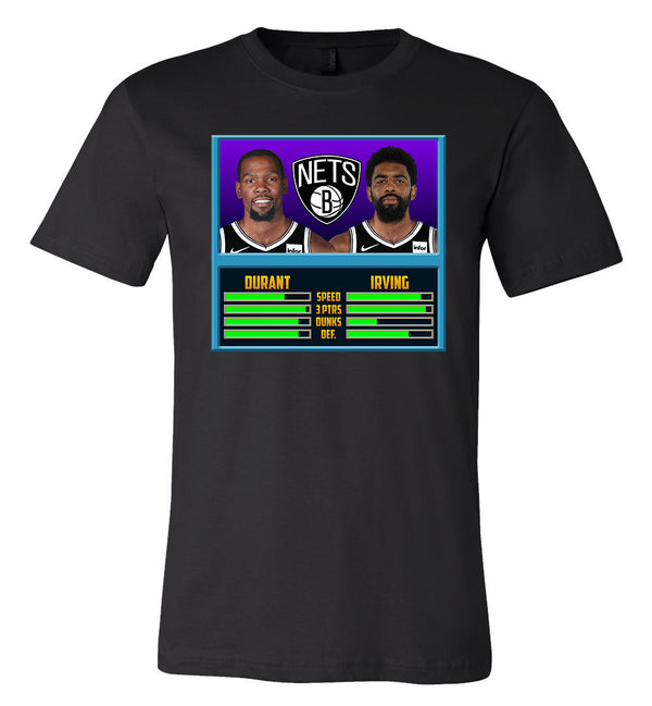 Brooklyn Nets Kevin Durant Kyrie Irving NBA JAM  T-shirt 6 Sizes S-3XL!!