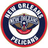New Orleans Pelicans Circle Logo Vinyl Decal / Sticker 5 sizes!!