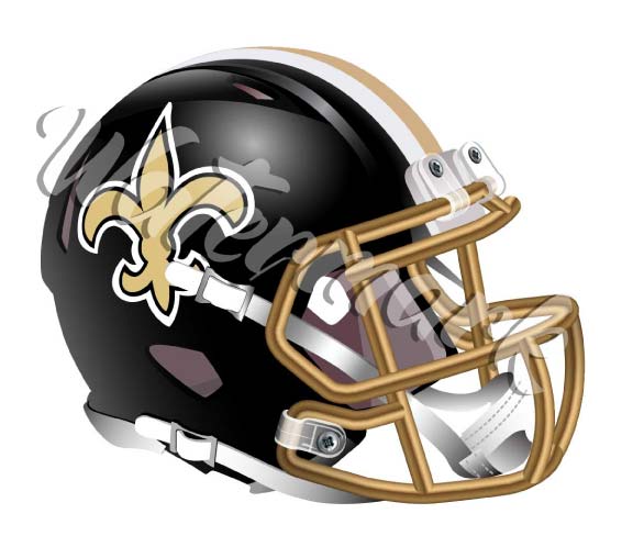 New Orleans Saints Elite Helmet Sticker / Vinyl Decal  |  10 sizes!! 🏈