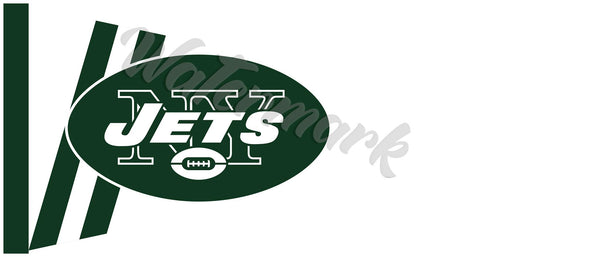 New York Jets Pennant Sticker Vinyl Decal / Sticker 10 sizes!!