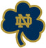 Notre Dame Clover Logo Vinyl Decal / Sticker 5 Sizes!!!