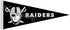 Oakland Raiders Pennant Sticker Vinyl Decal / Sticker 10 sizes!!