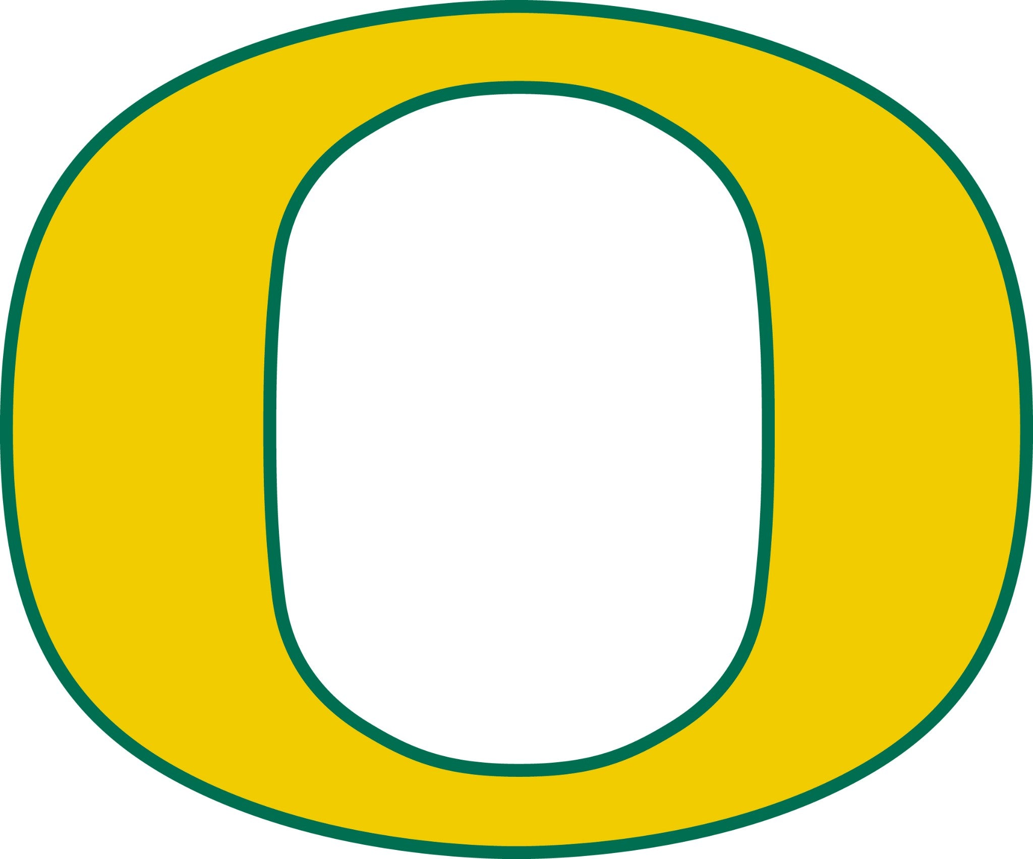 Oregon Ducks 20'' x 20'' Retro Logo Circle Sign