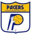 Indiana Pacers Shield  Logo Vinyl Decal / Sticker 2 Inches to 48 Inches!!