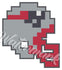 New England Patriots 8 bit Tecmo Bowl Logo Vinyl Decal  Sticker 10 sizes!!! 🏈👾