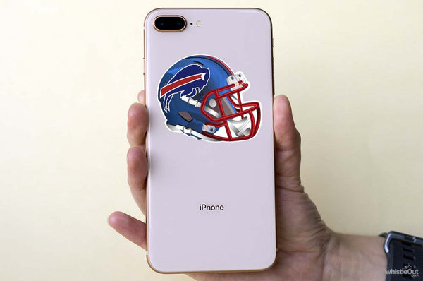 Buffalo Bills Blaze Helmet Sticker / NFL Vinyl Decal 10 sizes W/ TRACKING