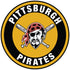 Pittsburgh Pirates logo Circle Logo Vinyl Decal  Sticker 5 sizes!!