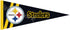 Pittsburgh Steelers Pennant Sticker Vinyl Decal / Sticker 10 sizes!!