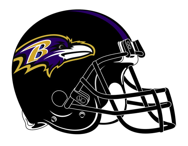 Baltimore Ravens Helmet Sticker Vinyl Decal / Sticker 5 sizes!!