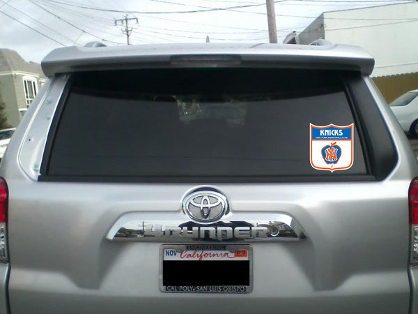 New York Knicks Shield  Logo Vinyl Decal / Sticker 2 Inches to 48 Inches!!