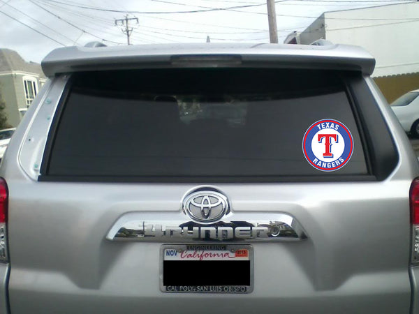 Texas Rangers Circle Logo Vinyl Decal / Sticker 5 sizes!!