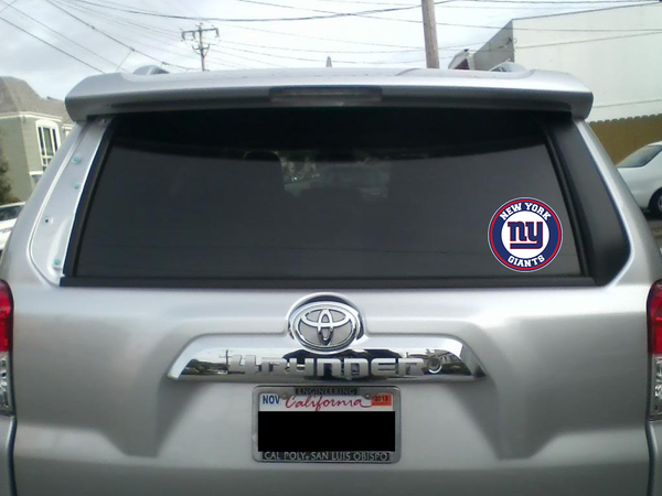 New York Giants Circle Logo Vinyl Decal / Sticker 5 sizes!!