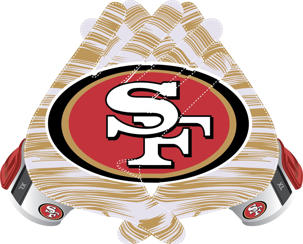 San Francisco 49ers Giants Sharks Warriors MASH UP Vinyl / Sticker 10