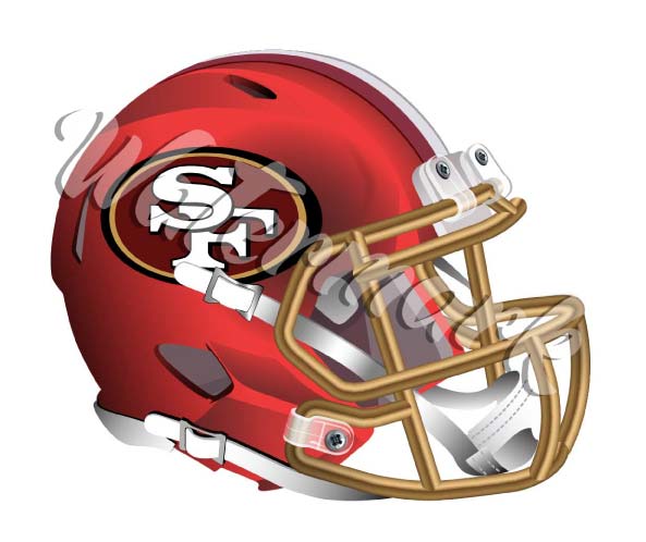 San Francisco 49ers NFL Football Logo Car/Laptop/Cup Sticker Decal