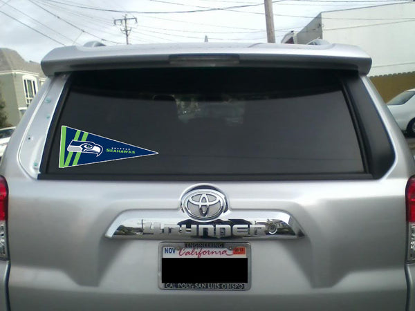 Seattle Seahawks Pennant Sticker Vinyl Decal / Sticker 10 sizes!!