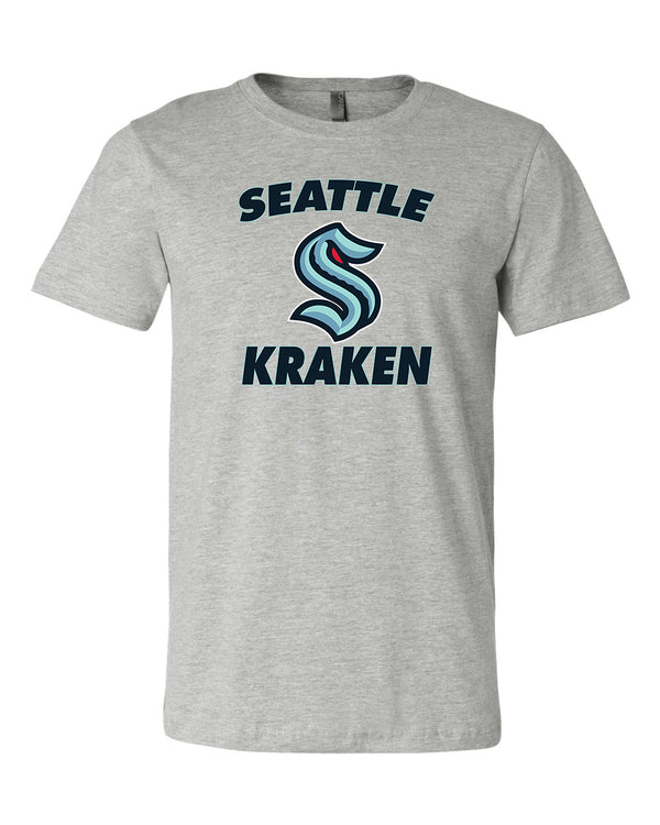 Seattle Kraken Arch Logo T-shirt 6 Sizes S-3XL!!!!