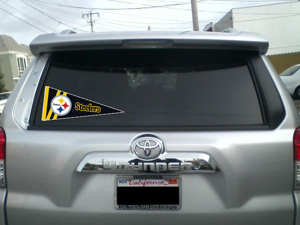 Pittsburgh Steelers Pennant Sticker Vinyl Decal / Sticker 10 sizes!!