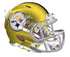 Pittsburgh Steelers Blaze Helmet Sticker / NFL Vinyl Decal 10 sizes W/  TRACKING