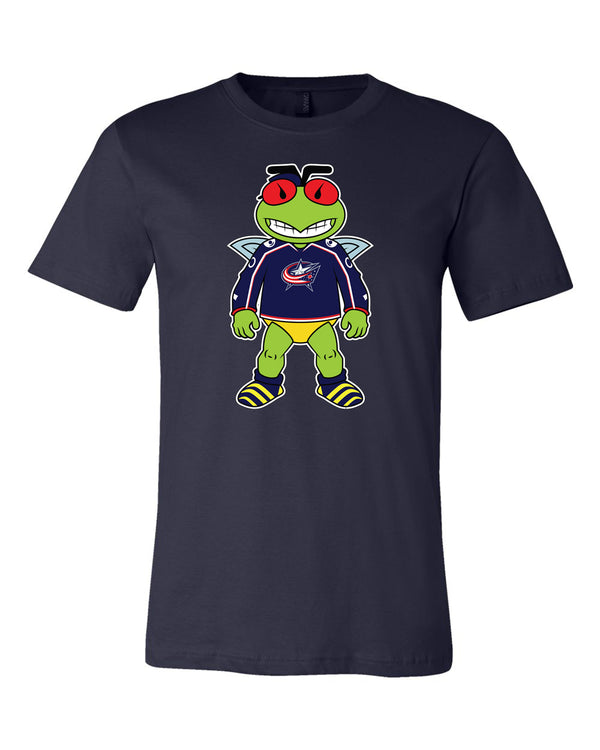 Columbus Blue Jackets Mascot Shirt | Stinger Mascot Shirt 🏒🏆