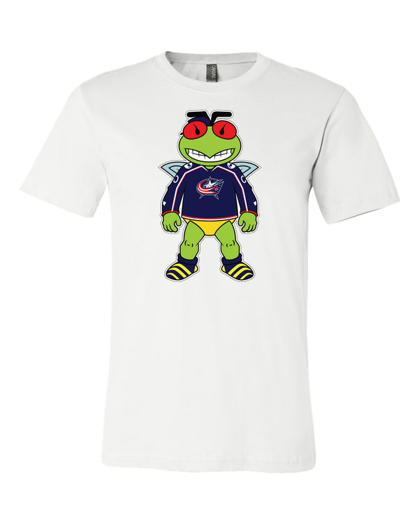 Columbus Blue Jackets Mascot Shirt | Stinger Mascot Shirt 🏒🏆