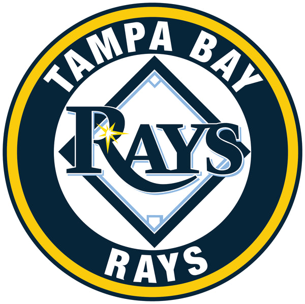 Tampa Bay Rays logo Circle Logo Vinyl Decal  Sticker 5 sizes!!