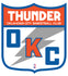 Oklahoma City Thunder Shield  Logo Vinyl Decal / Sticker 2 Inches to 48 Inches!!