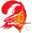Tom Brady Tampa Bay Buccaneers Brady Buc Logo Vinyl Sticker 10 Sizes 🏈