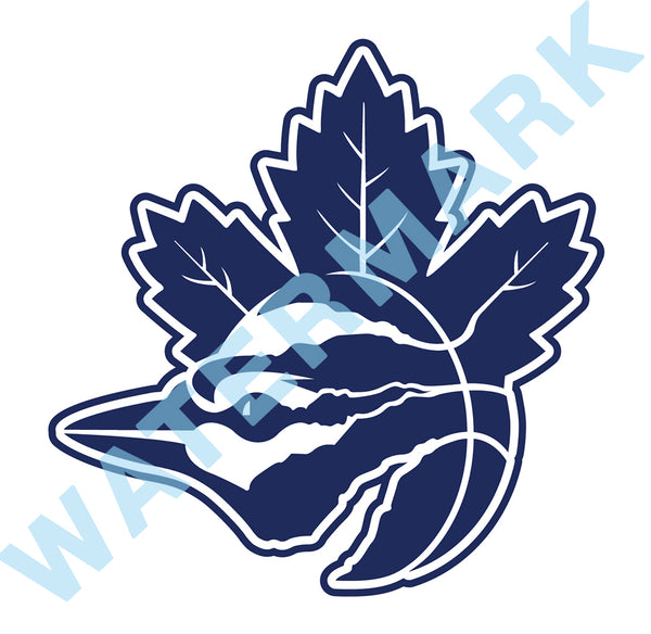 Toronto Raptors Maple Leafs Blue Jays MASH UP Vinyl Decal /  Sticker 10 Sizes!!!