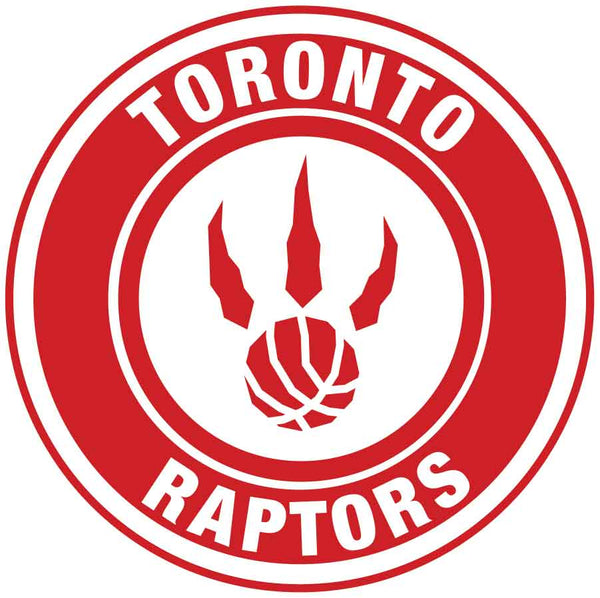 Toronto Raptors Circle Logo Vinyl Decal / Sticker 5 sizes!!