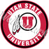 Utah State Circle Logo Vinyl Decal / Sticker 10 sizes!!!