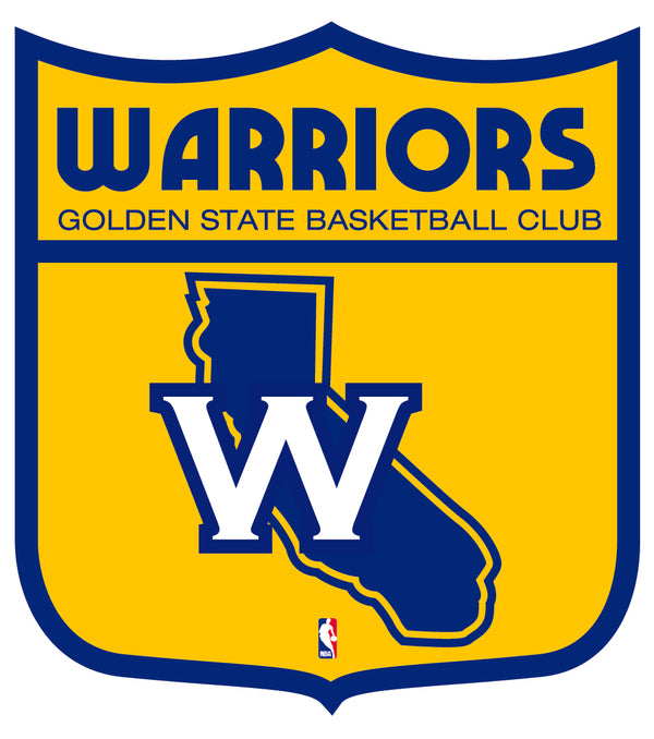 Golden State Warriors Shield  Logo Vinyl Decal / Sticker 2 Inches to 48 Inches!!