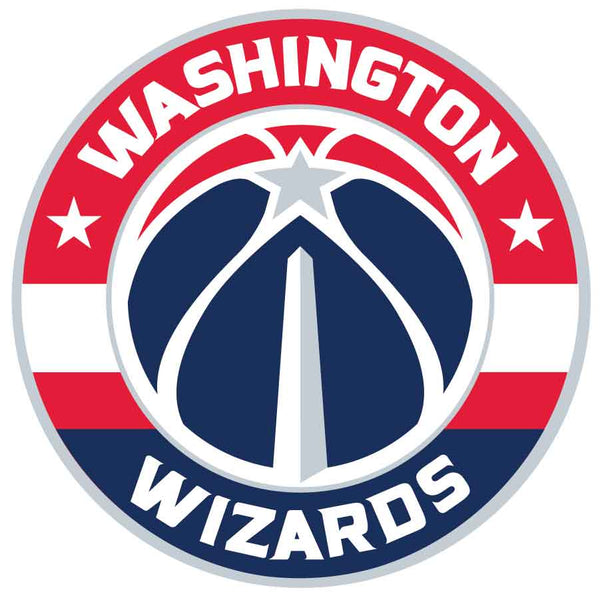 Washington Wizards Circle Logo Vinyl Decal / Sticker 5 sizes!!