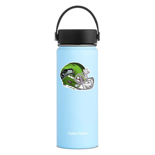 Seattle Seahawks Blaze Helmet Sticker / NFL Vinyl Decal 10 sizes W/  TRACKING