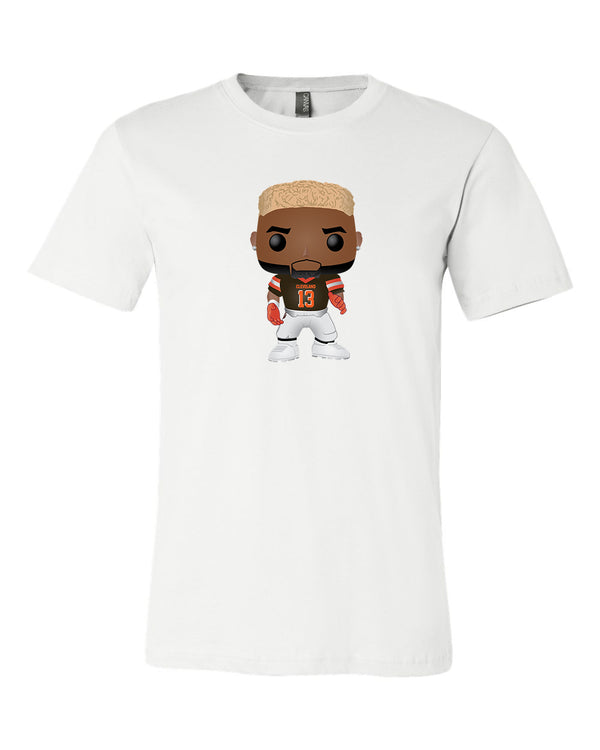 Odell Beckham Jr #13 Cleveland Browns Pop logo shirt  S - 5XL!!! Fast Ship!