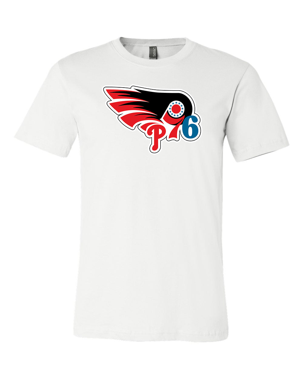 EoP White Logo Short-Sleeve Unisex T-Shirt - Edge of Philly Sports