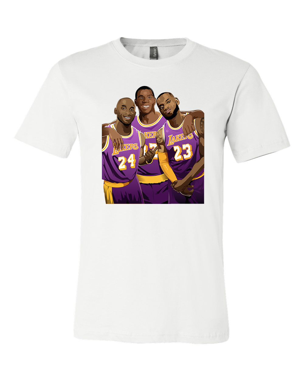 Los Angeles Lakers Geats Lebron Kobe Magic logo T shirt S through 3XL!