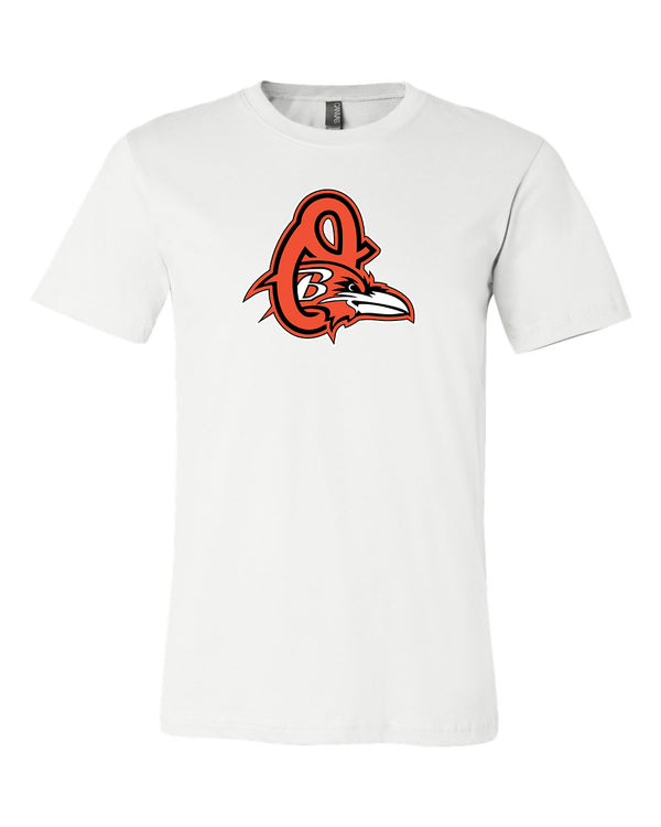 Baltimore Ravens Baltimore Orioles MASH UP Logo  T-shirt 6 Sizes S-3XL!!