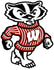 Wisconsin Badgers Mascot Logo Vinyl Decal / Sticker 5 Sizes!!!
