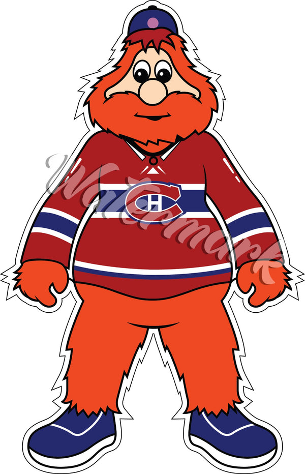Montreal Canadiens Sticker / Decal | Youppi Mascot Sticker 🏒🏆